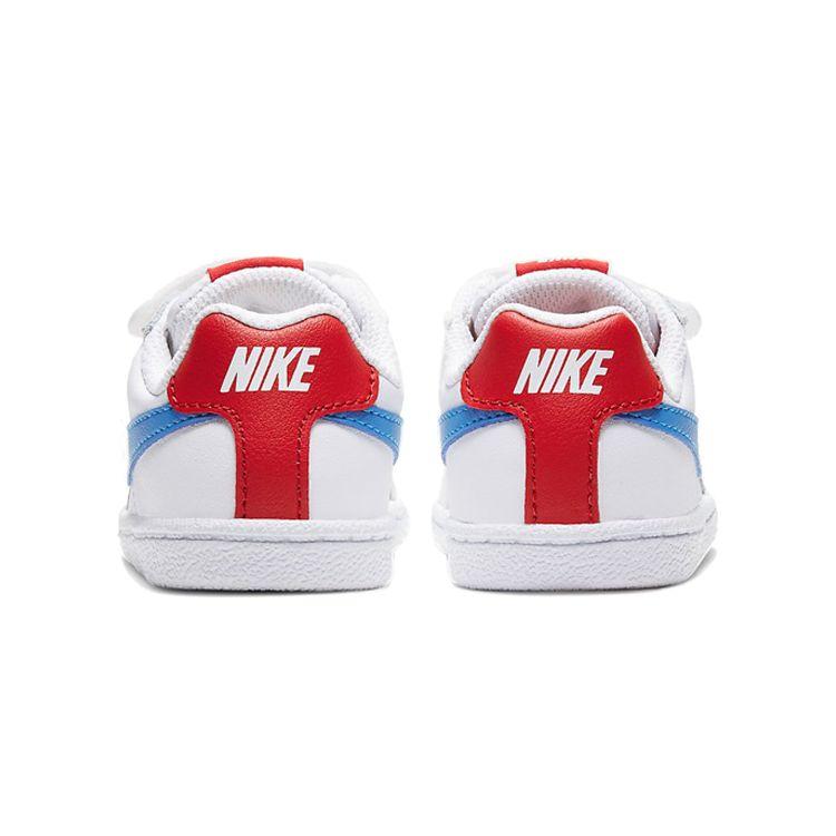 Nike Classic Versatile Non-Slip Durable Low-Top Walking Shoes Baby Shoes White Blue Red 833537-109