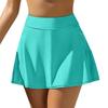 CHARMLEAKS Women Swim Skirt Short with Side Pockets Bathing Suit High Waist Swimsuit Bottom