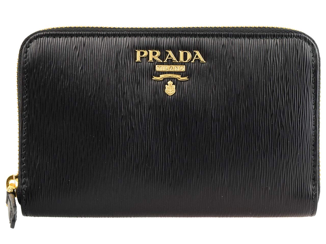 

Гаманець круглий шкіряний розетка на блискавці 1ML157 [Prada] двоскладний [шт.]