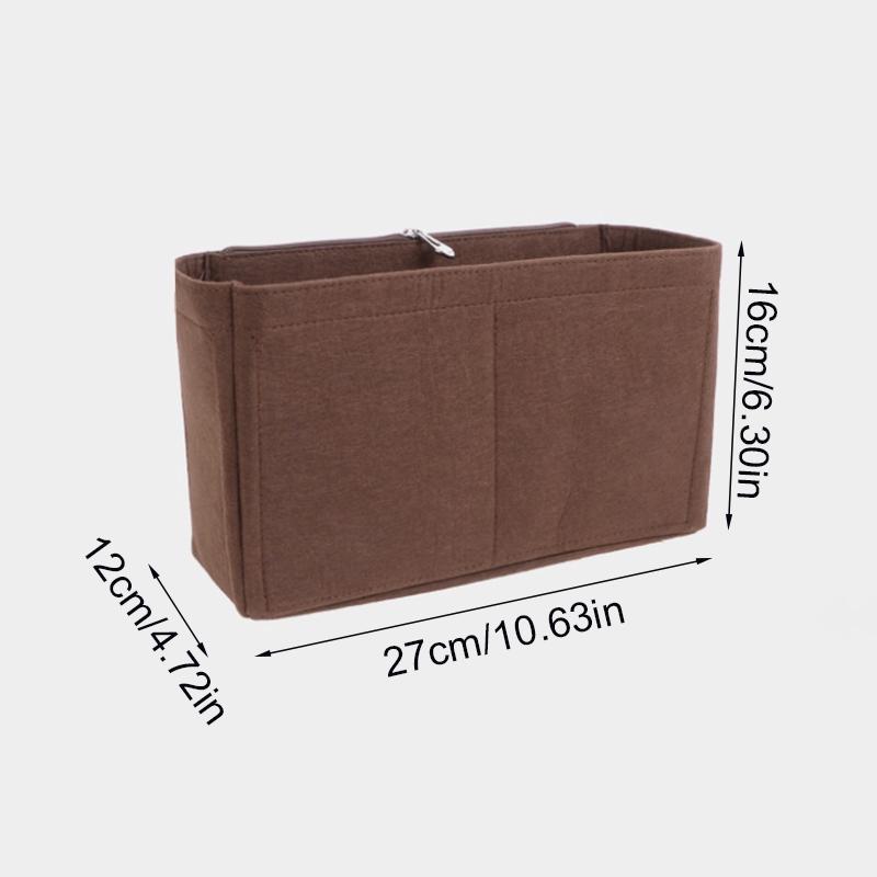 1PC Mother-Daughter Bag Set Felt Bag Reusable Dumpling-Shaped Felt Pouch Felt Inner Liner Bag 27x12x16cm