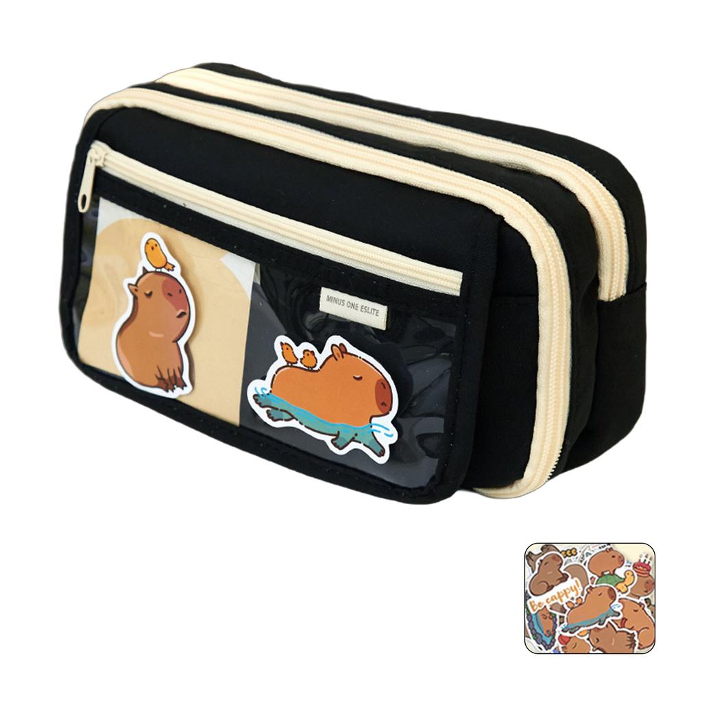 Piórnik Torba na przybory szkolne Piórnik Duża pojemność Saszetka na długopisy Organizery na biurko Etui na markery Artykuły szkolne i biurowe