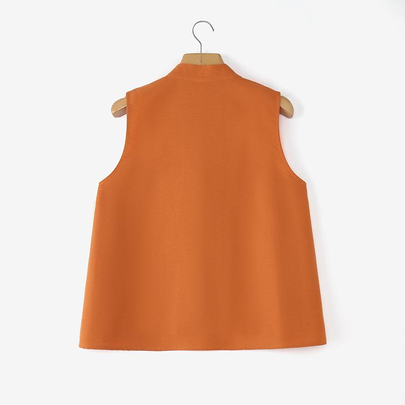 ZANZEA Women Summer Sleeveless Ethnic Buttons Up Casual Tank Tops