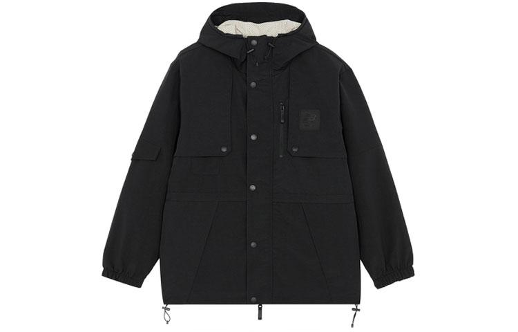 New Balance Puffer Jackets Men s Black Hooded Moderate Other AMJ13391-BK M