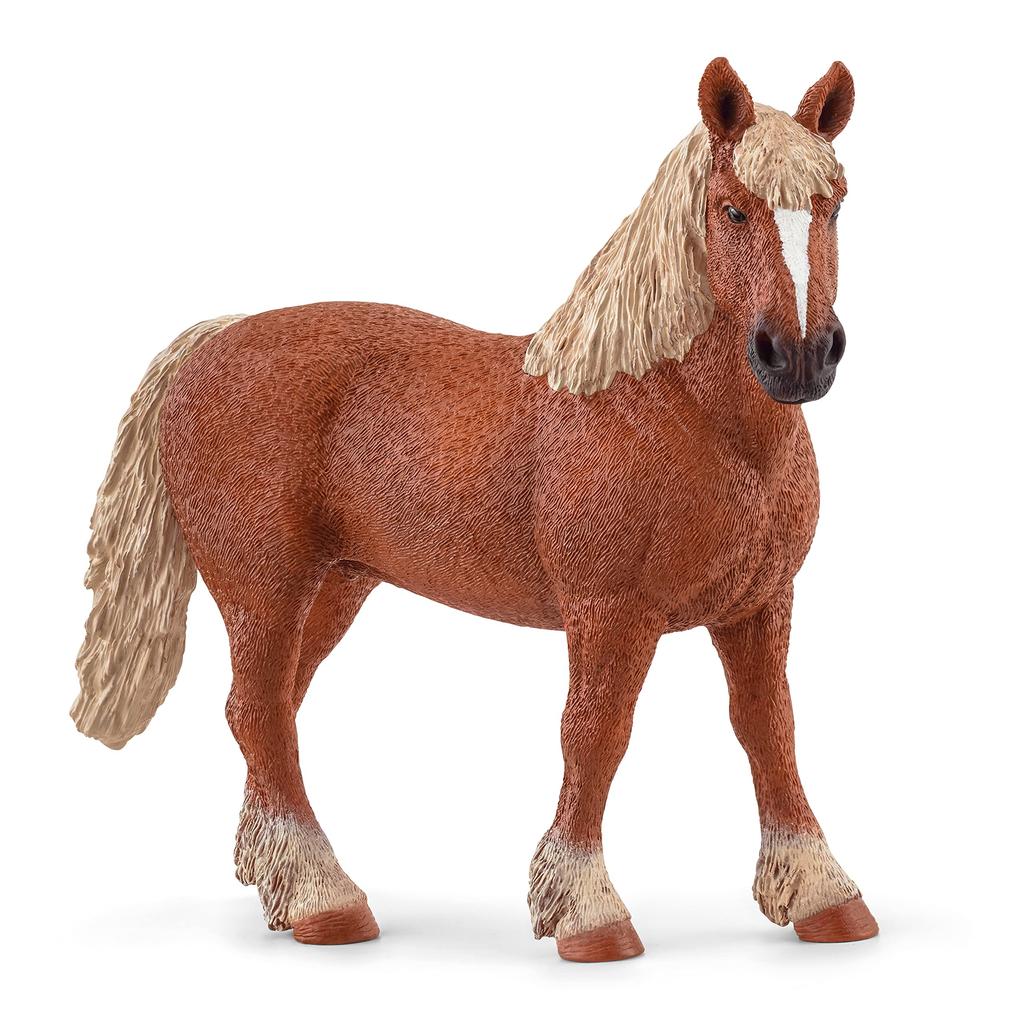 Schleich Farm World Belgian Draft Ages Realistic Farm Animal Toy 13941 Figure, 3+,