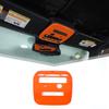 Interior Front Reading Light Panel Trim Cover Frame For Ford Bronco + Orange