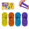 Silicone Sensory Fidget Toys Sliding Fidgeting Toys Sensory Stone Toy  Suitable for Children Teens