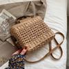 Yogodlns Summer Straw Bag Women Bohemian Straw Beach Bag Casual Handle Bag Large Capacity C rossbody Bag Handmade Lady Purse