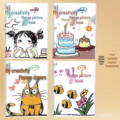 Beginner's Anime Art Tracing and Coloring Book for Kids