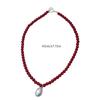Pearl Drop Pendant Beaded Necklace Bohemias Style Choker Colored Choker Jewelry