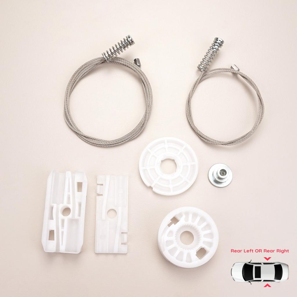 EWR5213 Rear Left or Right Quarter Electric Power Window Regulator Lifter Repair Kit for Porsche Carrera 911 (996) 1997-2005