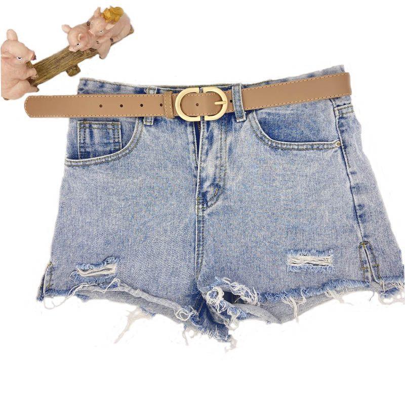 

Womens Chic New Pu Belt In Khaki Black Coffee White And Beige For Outfit Every хакі