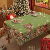 Weihnachtstischdecke, Neujahrs-Rundtischdecke, stimmungsvolle Dekoration, Kaffeetischdecke, Frühlingsfest-Tischdeckenbezug