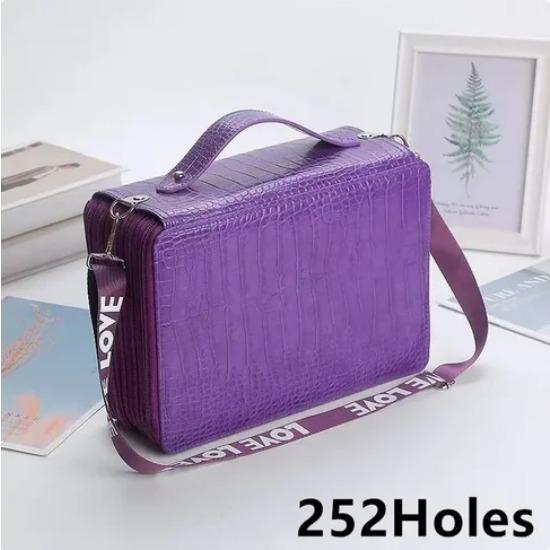 Barevné Květiny 200/252 Děrový Penál Záclona Kreativní Skica Multifunkční Velkokapacitní Kreslení Studentský Set Penálu