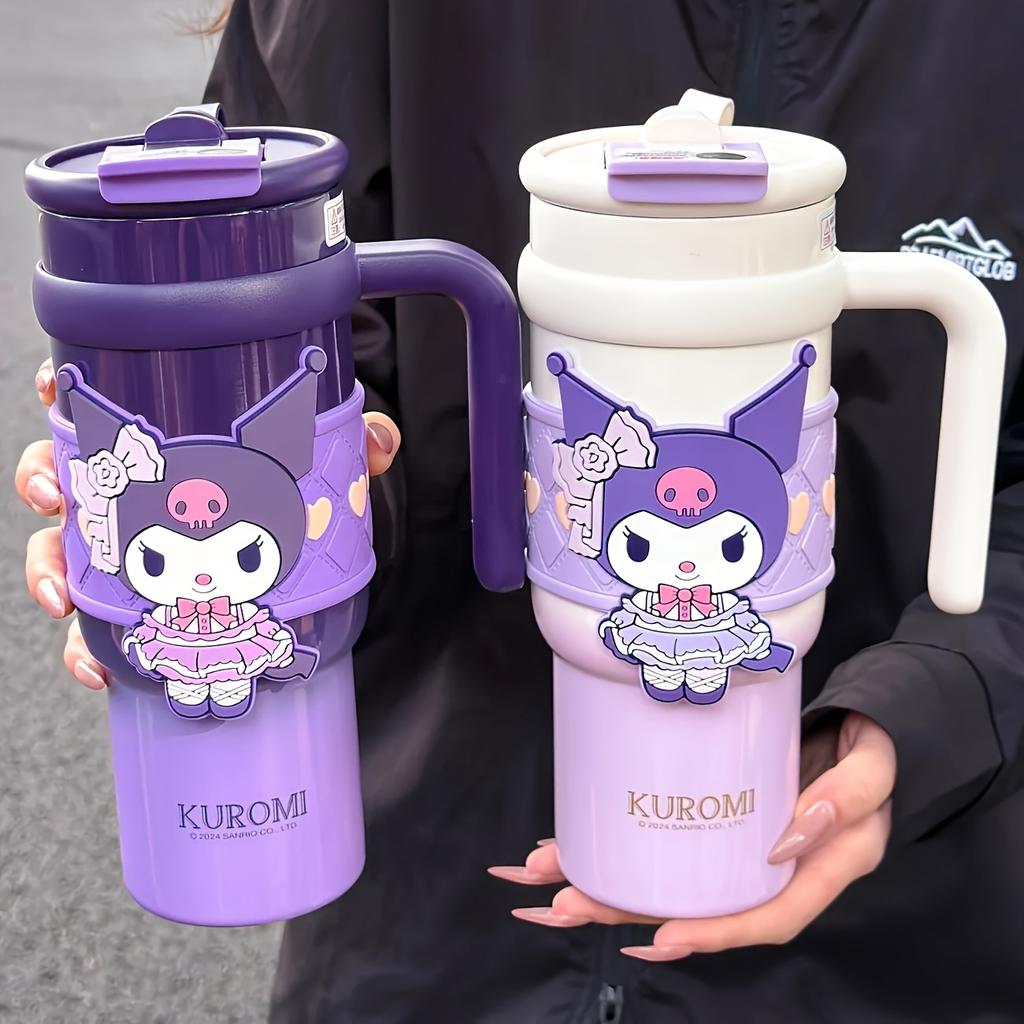 1pc Hello Kitty Stainless Steel Insulated Cup, 900ML Large Capacity Cute Water Cup, Christmas Gift, Car Cup & Portable Coffee Mu