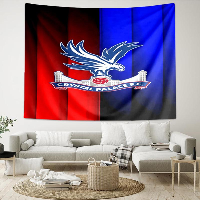 1PC Crystal Fc Crest Printed Tapestry Room Decoration Wall Hanging for Living Room Bedroom, dormitory, Birthday and Christmas gifts