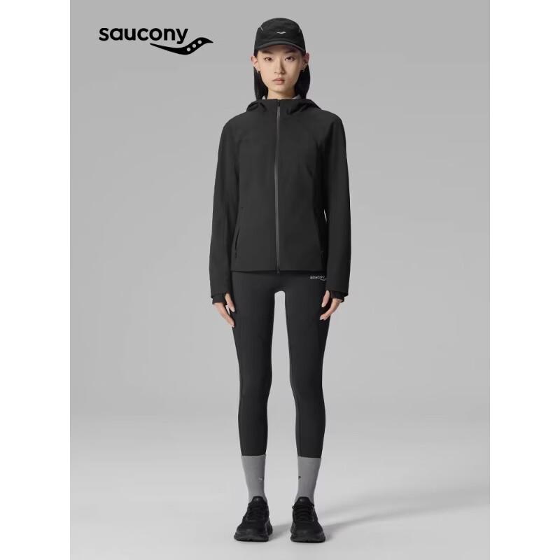 SAUCONY Hooded Short Cotton Jacket S
