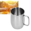 1000ml Stainless Steel Wine  Beer Mug Water Cup with Handle Portable Coffee Cup Drinkware  Supplies Drinkware Water Cup