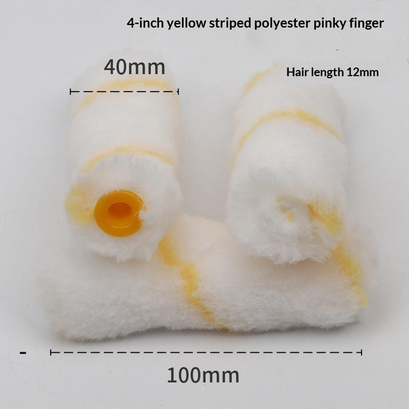 Paint Roller Brush Multiple Sizes High Density Lint Free Fabric Perfect For Home Wall Painting Diy Renovation Projects