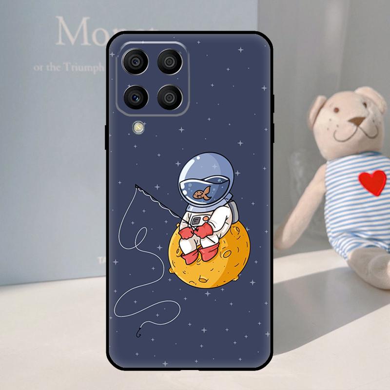Star Astronaut Cute For Samsung Galaxy M16 M06 M33 M13 M35 M53 M11 M21 M31 M55 M15 M14 M34 M54 M12 M32 M52 Case