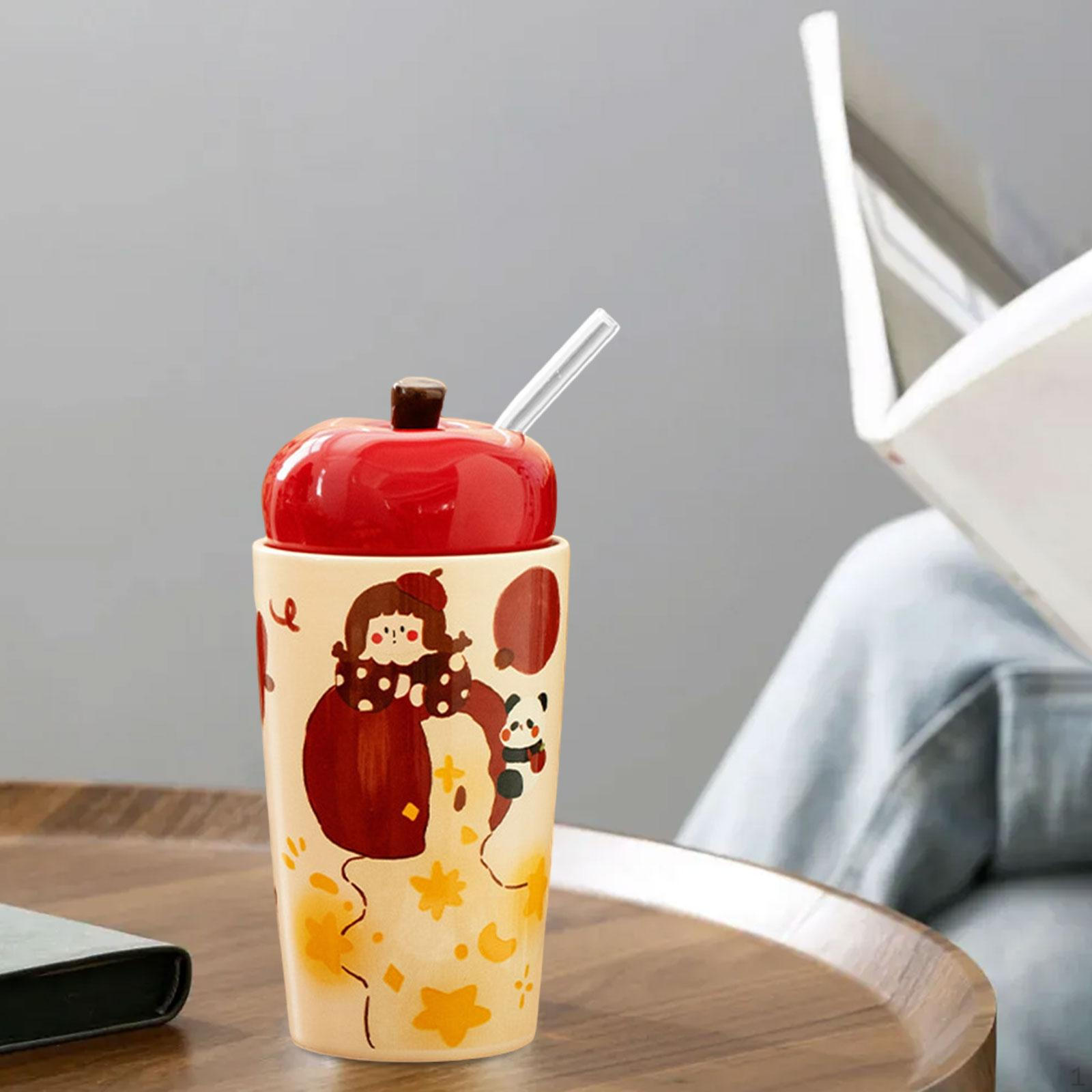 

Pottery Cup Christmas Mug Xmas Gift Casual Decor 400ml Lightweight Coffee Drinking for Style C