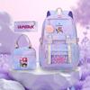 K-Pop Witch Hunters Cartoon Printed Student Pencil Bag Lunch Bag Three-Piece Backpack