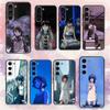 S-Serial Experiments L-Lain Phone Case For Samsung Galaxy A73,A72,A71,A70,A53,A52,A51,Others Soft Black Cover