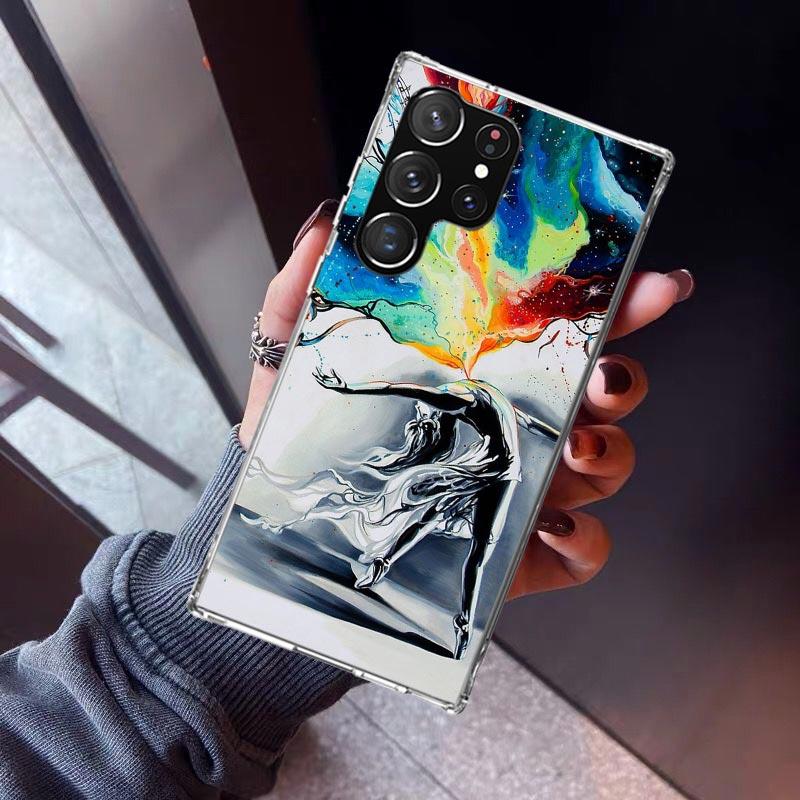 Ballerina Ballet Dancing Phone Case For Samsung Galaxy S23 S24 S25 Edge S26 Ultra S22 + S21 Plus S20 FE Cover Silicone Print She