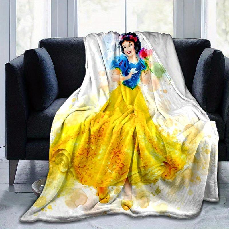 1pc Cartoon Snow White Blanket, Soft and Warm Home Decorative Throw for All Seasons, Soft Flannel Throw Blanket, Versatile & Cozy for Bedroom, Perfect