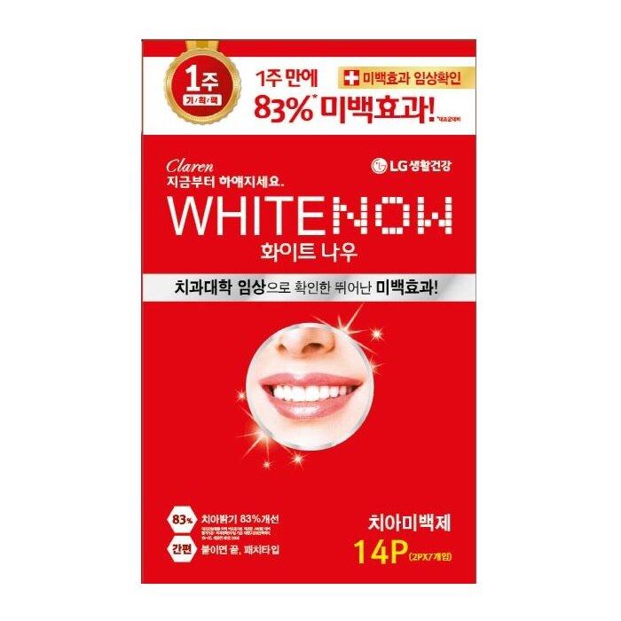 Perioe White Now Отбеливающие полоски для зубов Выберите 1 (Набор на 1 неделю 14 пакетиков / 8 пакетиков*8 шт. (64П) 1-week Pack (14P)