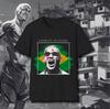 2026 Summer UFC Charles Oliveira Fighting Graphic Tshirt Women Sports Cotton Short Sleeve Loose Leisure Fitness Shirt Unisex