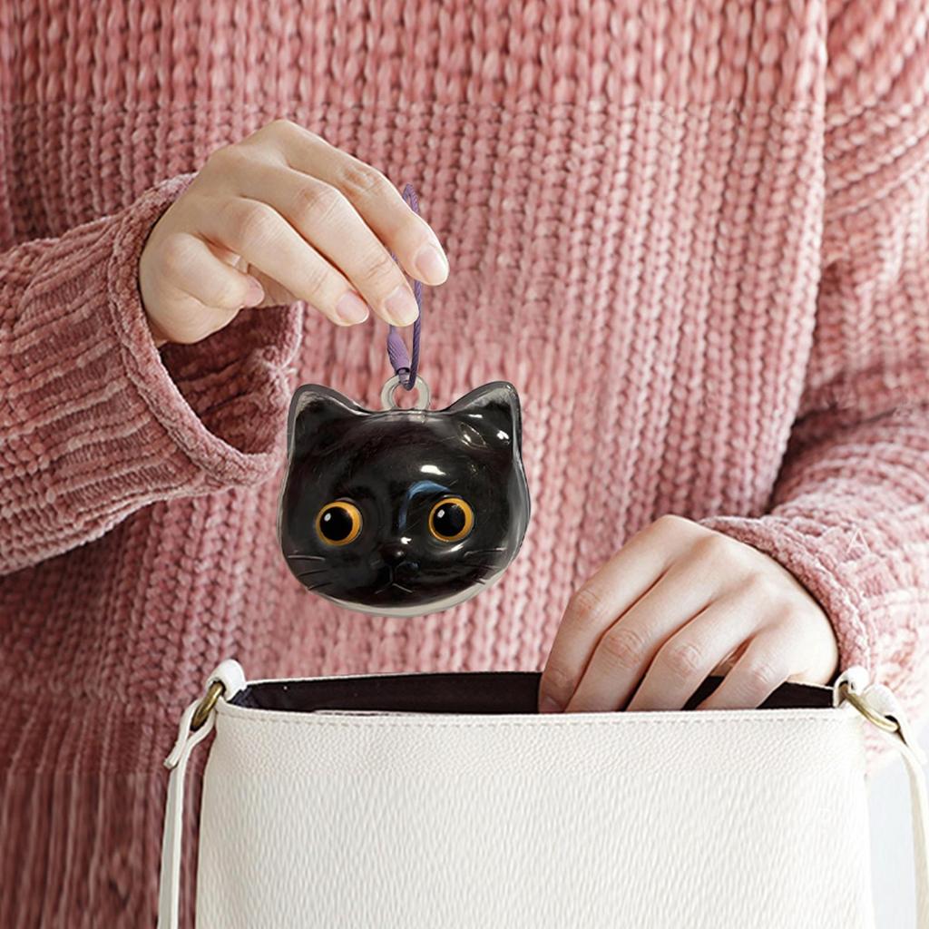 Cat Hair Keychain Cat Hair Storage Bottle Charm Collector Pendant Bottle Container for Handbag Pursewallet Women Men Girls Boys