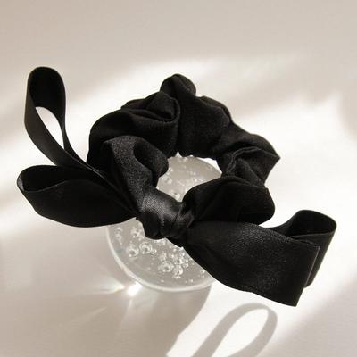 Jlauren Samt Großes Schleifen Scrunchie Haargummi H01081