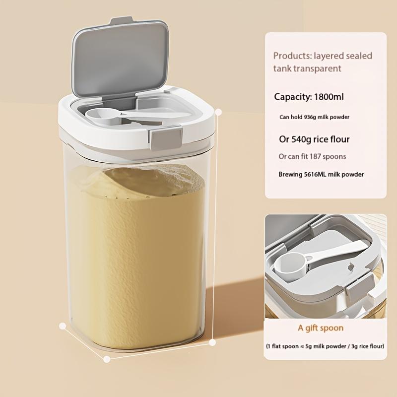 Airtight Coffee Storage Container - 1pc, Golden Plastic, 360° Sealing Ring, Strong Locking Mechanism, Reusable, Hand Wash Only.