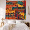 Ethnic Tribal Patterns Custom Your Name Wall Decor Tapestry Art For Pet Memorial Birthdaywedding Party Backdrop Family Gift