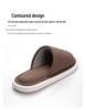 EVA Men's Large Size Non-Slip Cotton Slippers with Soft Sole for Indoor Comfort in Autumn/Winter