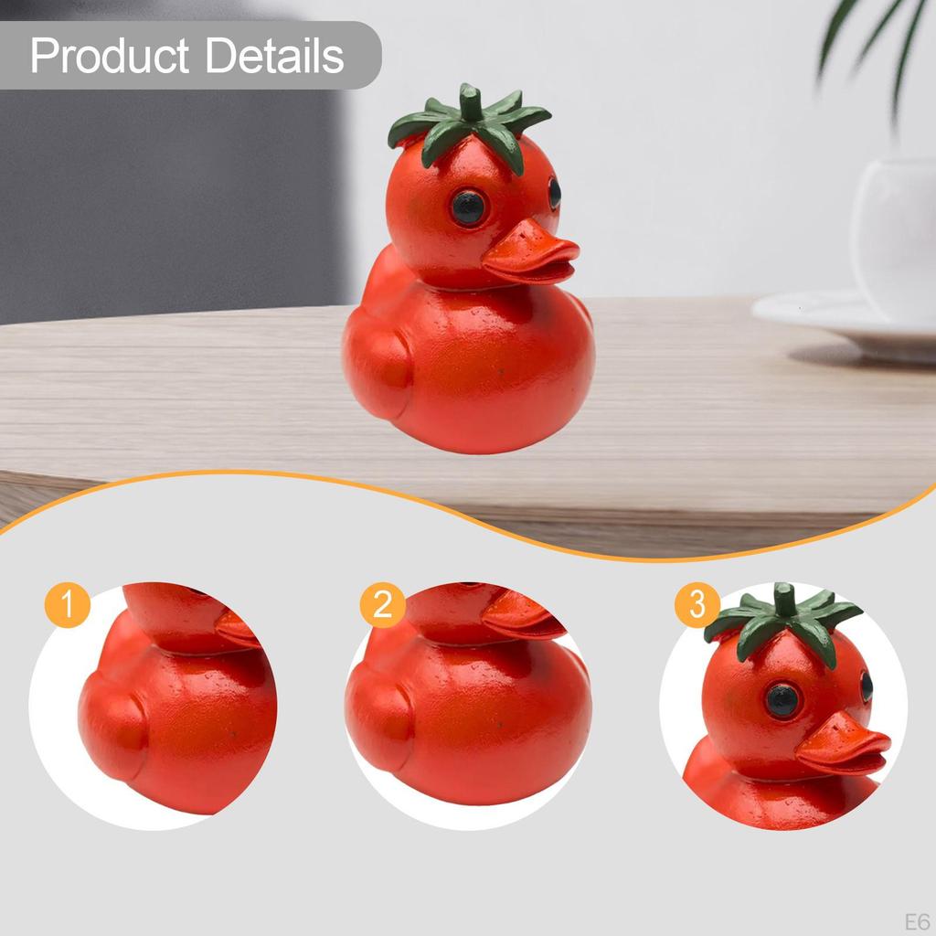 Entenfigur Skulptur Niedliche Dekoration Heimdeko Harz Ornament Statue für Schlafzimmer Veranda