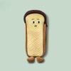 Student Stationery Bag, Fun Bread Plush Pen Bag, Multi functional Storage, Can Be Used as Wallet & Handbag