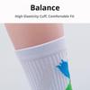 Breathable Compression Basketball Socks Anti-Slip Athletic Crew Socks with Thick Cushion for Running, Training & Sports