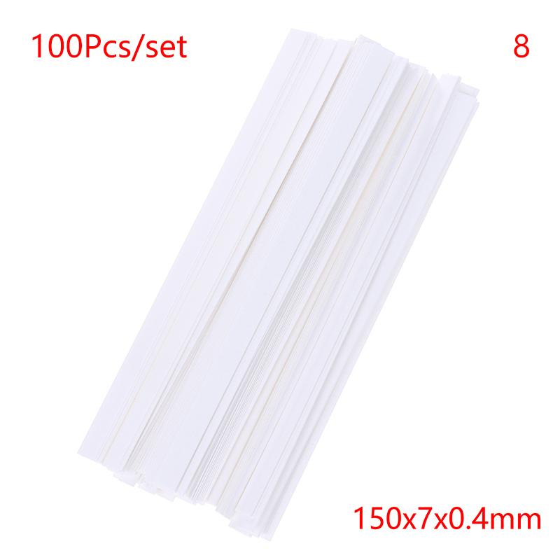 100pcs 115*15mm 155x35mm 60x20mm Perfume Aromatherapy Essential Oils Tester Strips Fragrance Disposable Paper Strips Test Paper