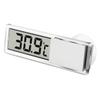 Mini Digitale Elektronische Auto-Uhr Universell Hohe Qualität Transparentes LCD-Display Uhr Mit Saugnapf Auto-Innenraumzubehör