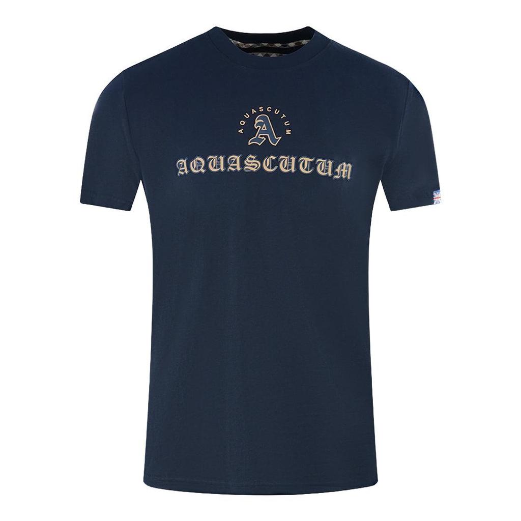 Aquascutum Unisex Adult Script Logo T-Shirt