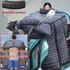Electric Tricycle Windshield: Thickened, Fleece-Lined, Waterproof, Sunproof, and Windproof Cover for All Seasons.