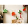 MégaCréa DIY - Guirlande de Noël Maisons en papier avec LED