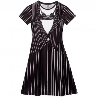 Nightmare Before Christmas Womens/Ladies Jack Skellington Dress