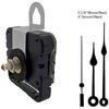 Seiko-SKP Quartz Watch Movement Kit 5" Black Spade Hands for Dials up to 1/4"