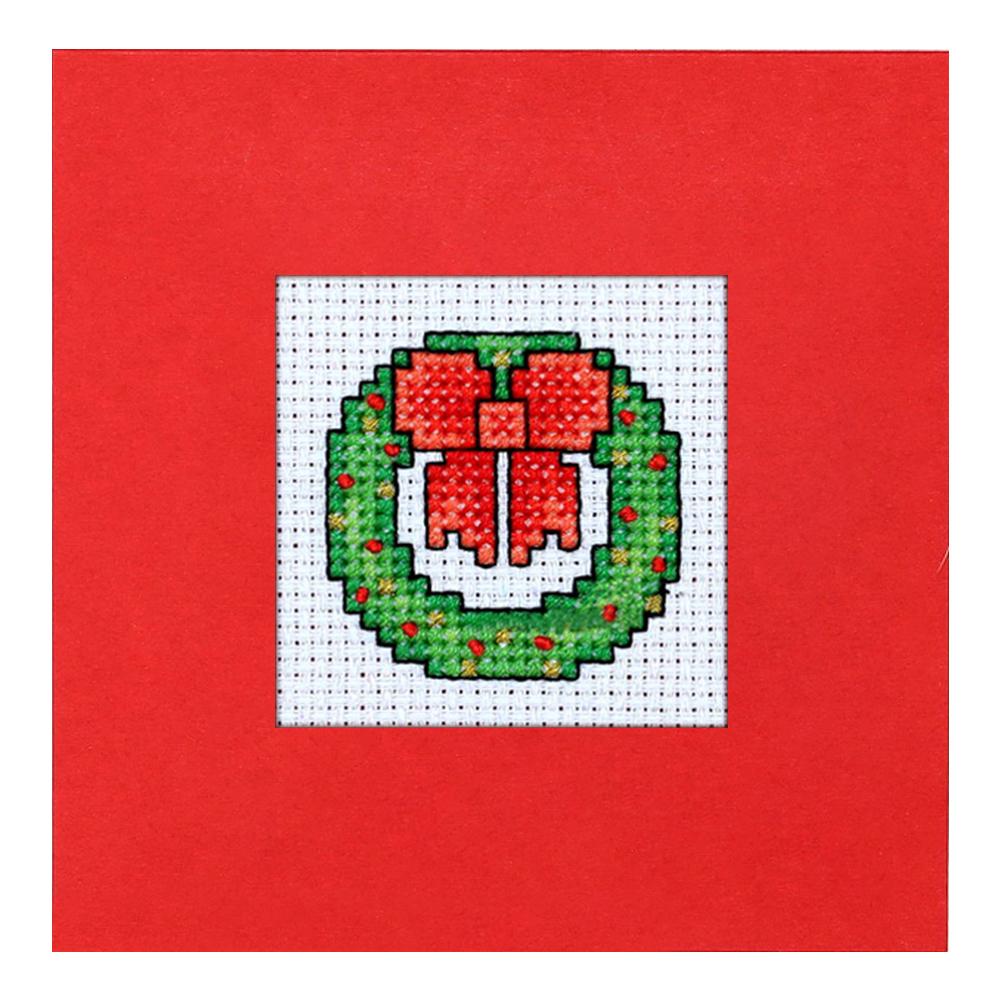 

Набор для вышивки крестом поздравительной открытки своими руками Рождественская открытка Набор для вышивки крестом Рождественская открытка Набор для вышивки крестом Набор для Рождества