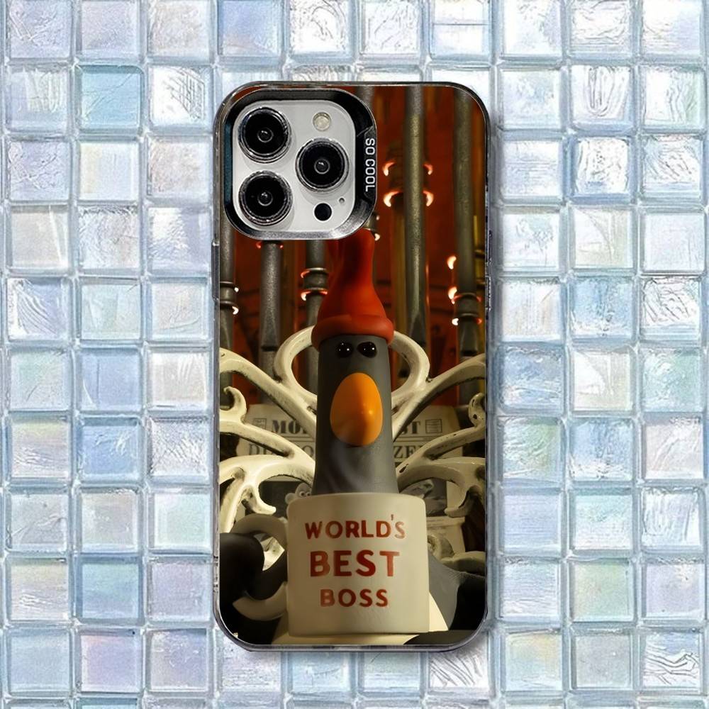 W-WallaceS And Gromit Penguin Phone Case For iPhone 17,16,15,14,13,12,11,Air,X,XR,Pro,Max,Plus Protect Plating