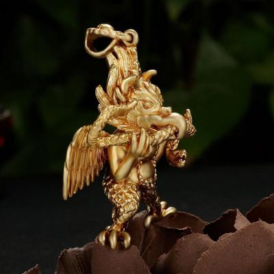 Metall Garuda Spiritualität Handgefertigte Halskette Anhänger Accessoire