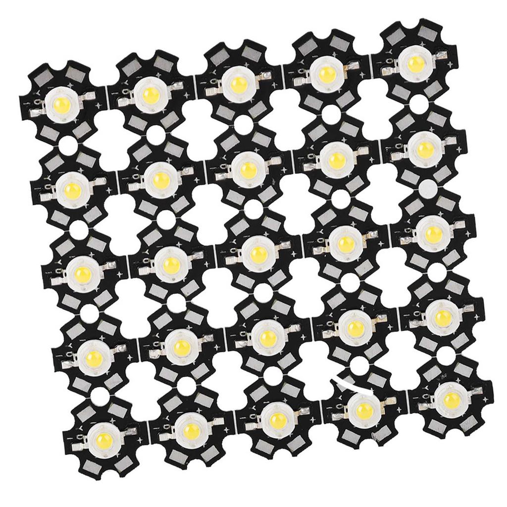 25PCS 3W 3.2 3.4V High Bright Integrated Chip Light Source LED Bead Spotlight Bulb