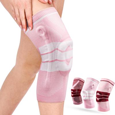 New Sports Knee Pads Fitness Running and Cycling  Patella Knee Pads Knitted Sports Warm Knee Pads Silicone Sleeve Protective Gear